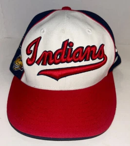 American Needle Cooperstown Pro Cleveland Indians 7 1/8 Wool Cap.All Over Design - Picture 1 of 9