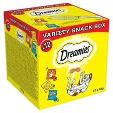 Dreamies Cat Treats Variety Snack Box – 12 Piece