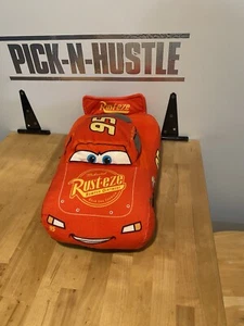 Lightning McQueen Cars 3 Disney Plush Toy Pillow Stuffed 15" Red Movie RARE - Picture 1 of 6