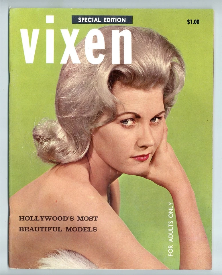 Vixen 1961 Jane Harper Mamie Stovepipe 72pg Vintage Pinup Magazine M35153 Foto 1 de 2