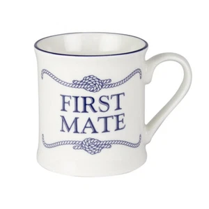 First Mate Mug Tea Coffee Crew Nautical Ship Boating Sailing Gift New in Box - Picture 1 of 2