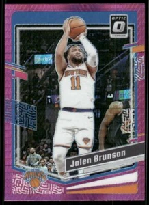 2023-24 Donruss Optic #158 Jalen Brunson Hyper Pink - Picture 1 of 2