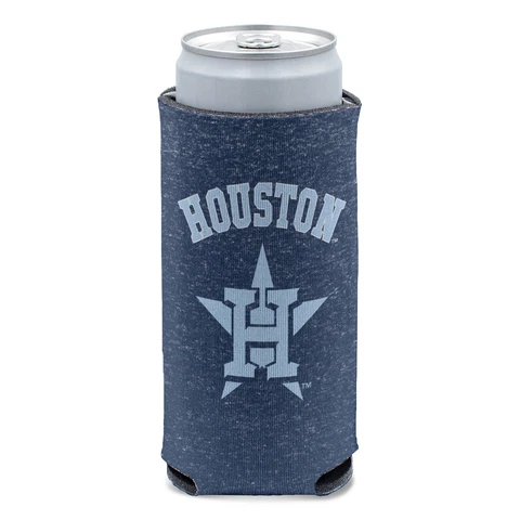 WinCraft Houston Astros 12oz. Team Logo Slim Can Cooler Cover
