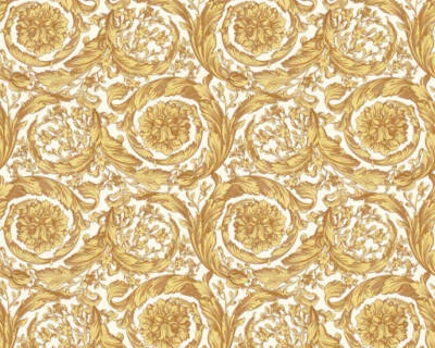 366925 - Versace 4 Papel Pintado Ornamental Beige Marrón Blanco Amarillo AS Creation Foto 1 de 3