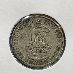 1928 One Shilling Great Britain F3438 - Picture 1 of 2