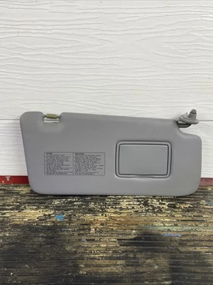 Viseira solar lateral direita para passageiros Honda CR-V CRV 2005-2006 vinil cinza - Imagem 1 de 4