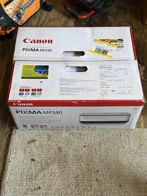 Canon PIXMA MP240  All-In-One Photo Printer New In SEALED Box! - Image 1 of 2