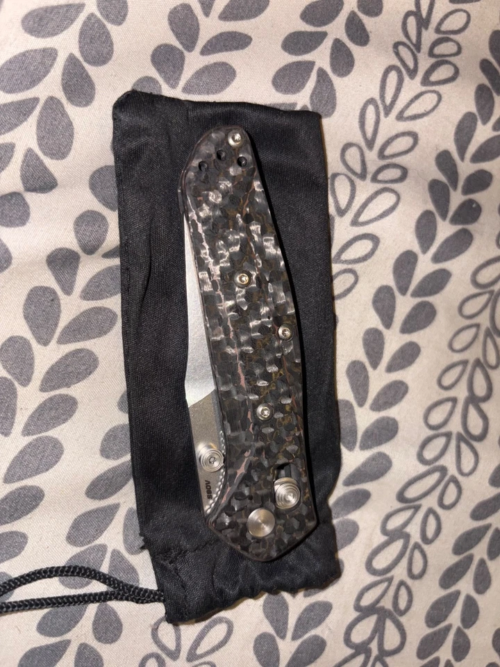 Básculas de fibra de carbono tejido de cobre mini osborne hechas en banco Foto 1 de 4