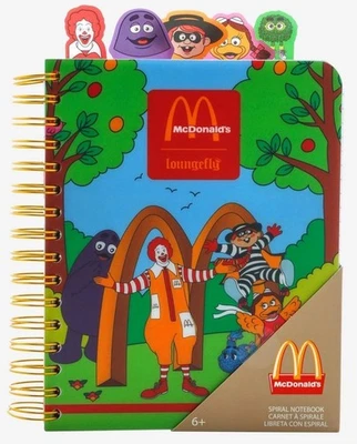 Loungefly McDONALD’S Characters Spiral Tab JOURNAL Funko Notebook GOLDEN ARCHES - Image 1 of 4