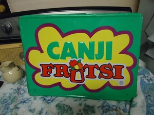 Original Frutsi Obst Getränk Schild - CANJI FRUTSI - Bild 1 von 4