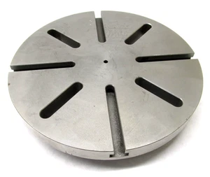 7-3/4" SLOTTED LATHE FACE PLATE w/ M47.5 x P3.0 THREADED MOUNT - Picture 1 of 4