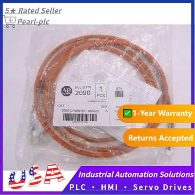 Allen-Bradley 2090 Motor Power Flying-Lead Cable 2090-CPWM7DF-16AA03 US FREE TAX - Image 1 of 4