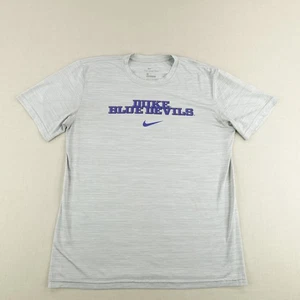 Camisa Duke Blue Devils Para Hombres Gris Medio NCAA Baloncesto Nike Dri Fit Camiseta - Imagen 1 de 10