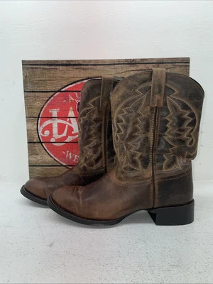 Nuevas botas de vaquero Laredo marrón para hombre. 67902 9,5 9 1/2 E W. 5-29 Foto 1 de 4