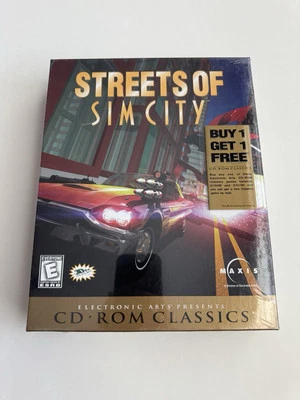 Streets of Sim City Big Box PC CD-ROM New Sealed Maxxis - Image 1 of 4