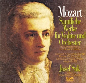 5LP Box MOZART Complete Works for Violin and Orchestra JOSEF SUK Eurodisc 85962 - Picture 1 of 3
