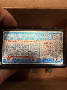 Vintage STANDARD Ignition Part VR-20 Voltage Regulator NEW NOS ORIGINAL BOX - Picture 1 of 4