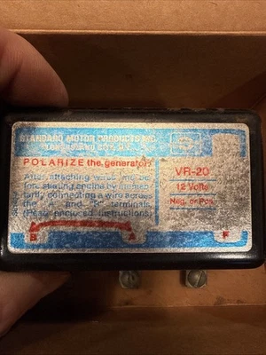 Vintage STANDARD Ignition Part VR-20 Voltage Regulator NEW NOS ORIGINAL BOX - Image 1 of 4