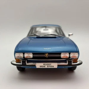 Bos 1:18 Peugeot Break Riviera Blue 1971 Resin car model - Picture 1 of 11