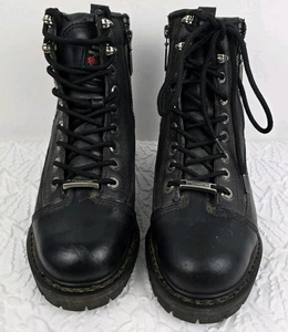 Botas de motocicleta Milwaukee Freedom Flex cremallera lateral para mujer talla 6,5C MB208 negras - Imagen 1 de 10