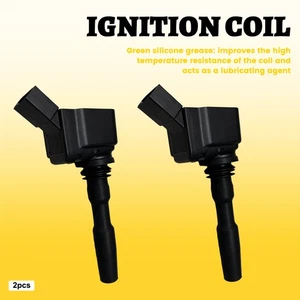 2x Ignition Coil Pack 0986221057 For AUDI A1 / VW POLO 6R Mk5 Mk6 1.0 1.4 12-On - Picture 1 of 16