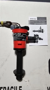 MARINE AERATOR PUMP  750 GPH ST. INLET FLOW RITE QUCK CONNECT PORT 12V - Picture 1 of 2