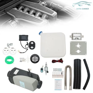 For Trucks Trailer 12V 5KW Air Diesel Heater Remote 10L Tank with LCD Thermostat - Picture 1 of 14