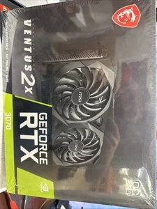MSI NVIDIA GeForce RTX 3070 Graphics Card Ventus 2X OC Edition - Afbeelding 1 van 4
