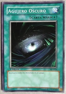 Agujero Oscuro [Spanish] - SP - Yu-Gi-Oh! - BIJ-S026 - 1st Ed. - EX - Picture 1 of 2