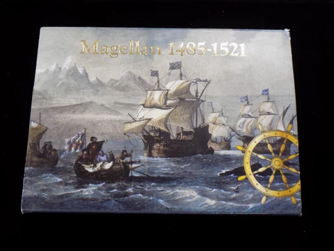 2021 Barbados Magellan 3oz round with gold coin inlay only 999 mintage Cover