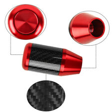 Modified Carbon Aluminum Alloy Car Gear Stick Shift Shifter Lever Head Adapters