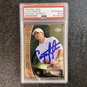 2000 Upper Deck #SL5 Casey Martin Signed Card PSA/DNA Autographed AUTO Slabbed G - Picture 1 of 2