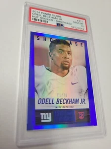 2014 Panini Score #411 Odell Beckham Jr Hot Rookies Showcase Blue /79 PSA 10 - Picture 1 of 3