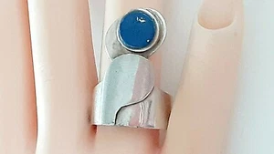 SILBER RING ° Modernist ° LAPIS LAZULI ° Silberschmuck ° - Bild 1 von 9
