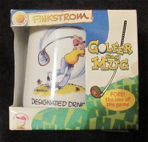NEW Flinkstrom*Designated Driver*Collector Comic Gag Novelty Golfer Coffee Mug - Bild 1 von 6