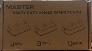 Perforadora de 3 agujeros de alta resistencia de Master Products - Imagen 1 de 1