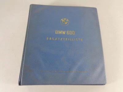 Catalogo Parti / Elenco Ricambi BMW 600 "Grande Isetta" Aggiornato 05/1958 Foto 1 de 4