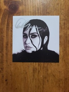 DEMI LOVATO Signed 2023 - REVAMPED Autographed Art Card No CD Just Card