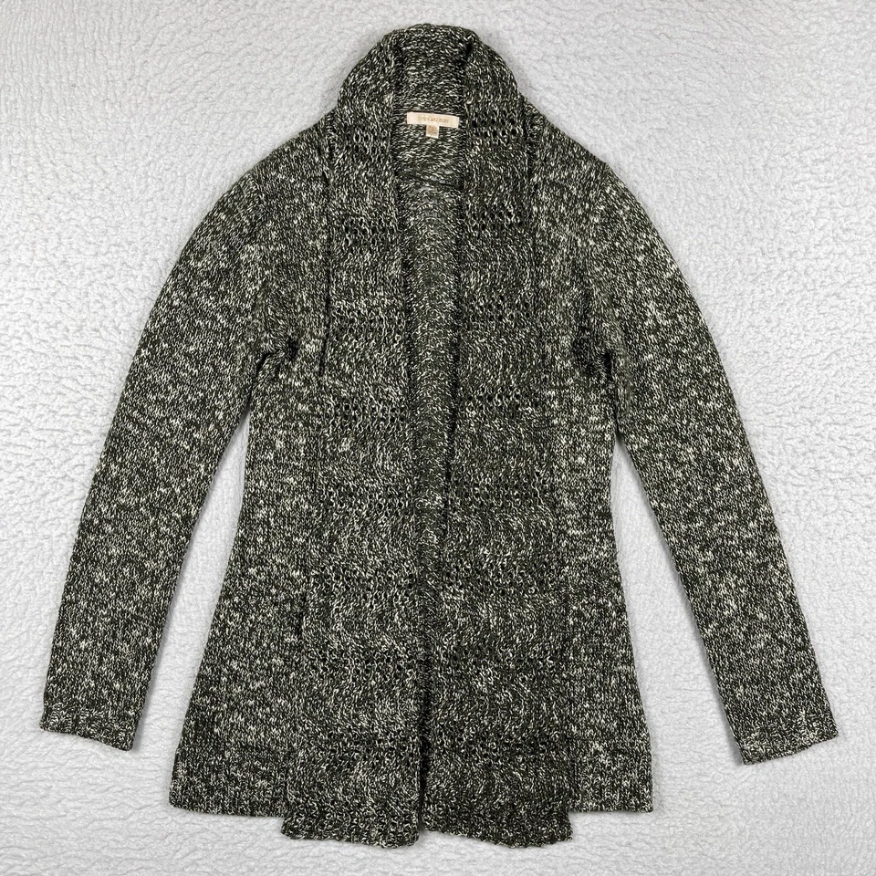 Небеса синий свитер женщин XS зеленый кардиган повседневный опрятный нейтральный бабушка - Изображение 1 из 4