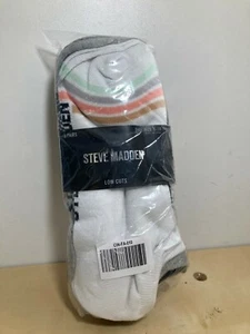Steve Madden 6 Pairs Low Cuts 5-10 Shoe Size Sealed - Picture 1 of 1