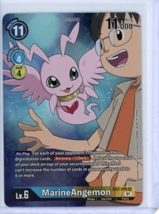 MARINEANGEMON Digimon CCG Digital Hazard ALTERNATE ART FOIL EX2-018 RARE - Picture 1 of 2