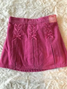 NWT Gymboree Girls Corduroy Skort (w/ Shorts), Size 4, Pink, Adj. Waist - Picture 1 of 5