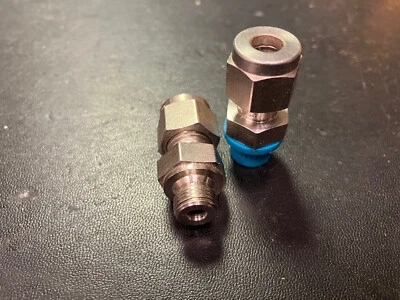 Swagelok SS-400-1-2RS, 1/4” OD Tube x 1/8" Male ISO Compression Fitting NEW - Image 1 of 2