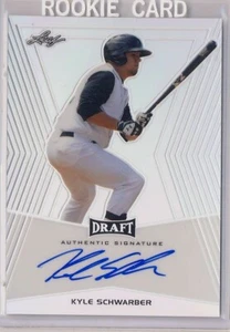 2014 Leaf Metal Draft Refractor Kyle Schwarber Autograph CHICAGO CUBS - Picture 1 of 2