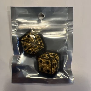 Low Rollers Club Gold Dice Patch Set House Party Distro SUPDEF SUPERIOR DEFENSE - Picture 1 of 1