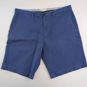 Men's David Jones Blue Casual Chino Shorts Size 36 - Picture 1 of 7
