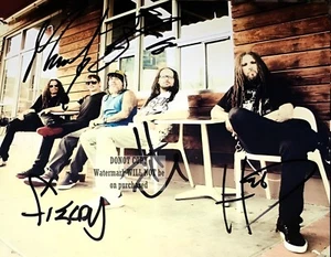 Foto autografiada firmada a mano de Jonathan Davis (Korn) 8 x 10" 80 - Imagen 1 de 1