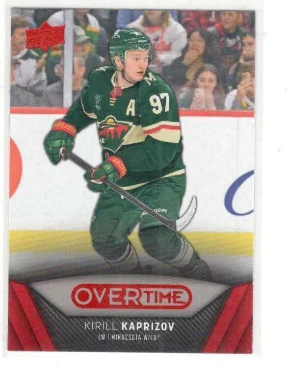 2024-25 UPPER DECK OVERTIME RED FOIL PARALELL# 50 KIRILL KAPRIZOV MINNESOTA WILD - Image 1 of 1