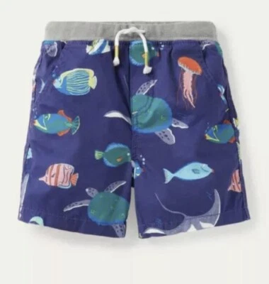 Pantalones cortos de vacaciones Boden Boys azules bajo el mar *nuevos con etiquetas* Foto 1 de 3