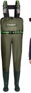 New Size 12 Daddy Go Fishing Chest Waders for Adults, Fishing Waders w/ Pocket - Picture 1 of 4